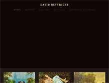 Tablet Screenshot of hettingerstudio.com